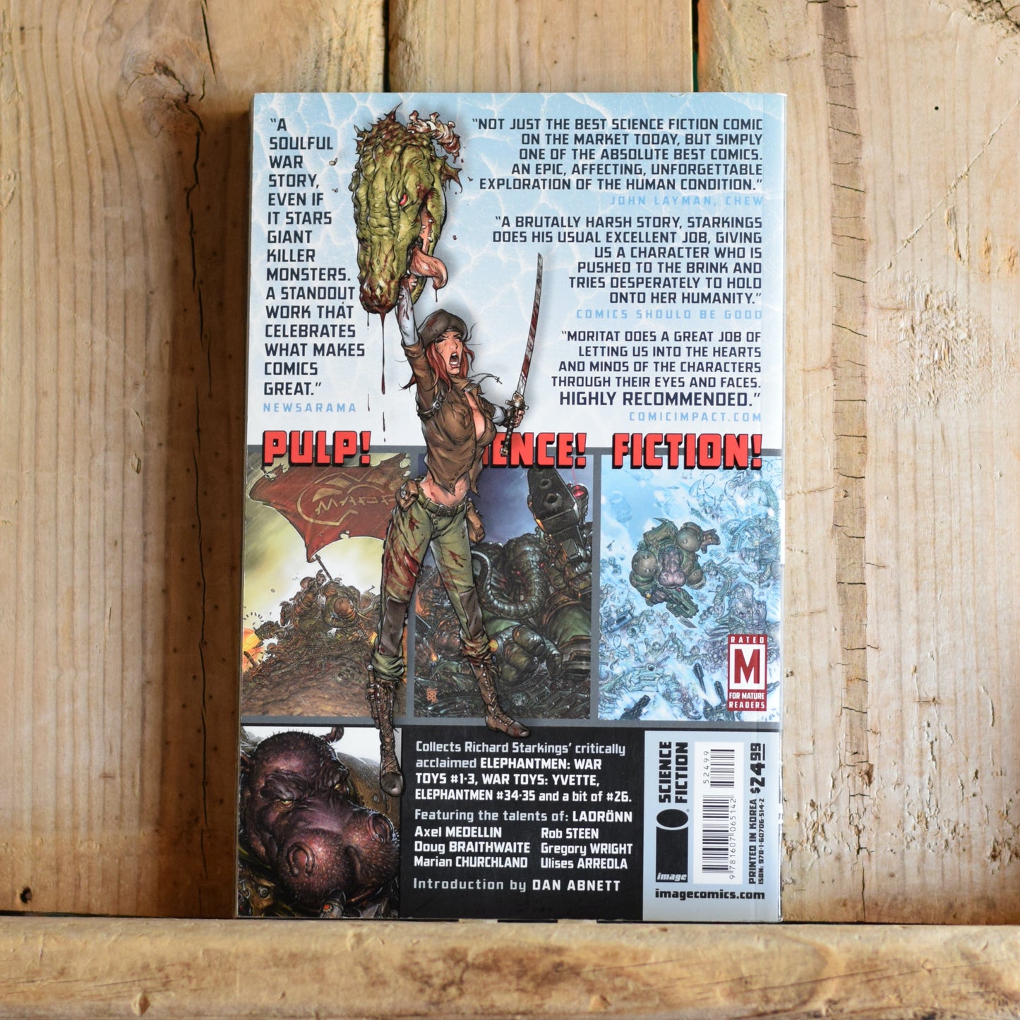 Graphic Novel Paperback: Richard Starkings - Elephantmen: Armed Forces FIRST PRINTING