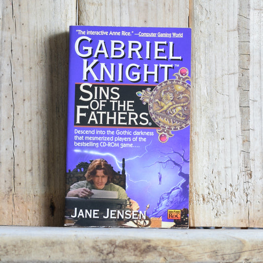 Vintage Horror Paperback: Jane Jensen - Gabriel Knight, Sins of the Fathers FIRST PRINTING