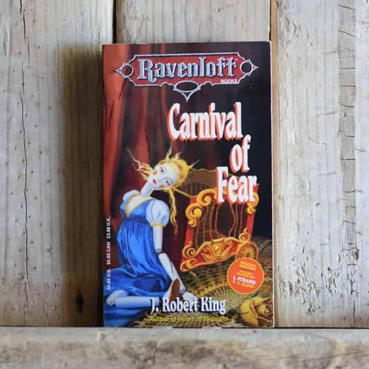 Vintage Dungeons and Dragons Paperback: J Robert King - Ravenloft: Carnival of Fear FIRST PRINTING