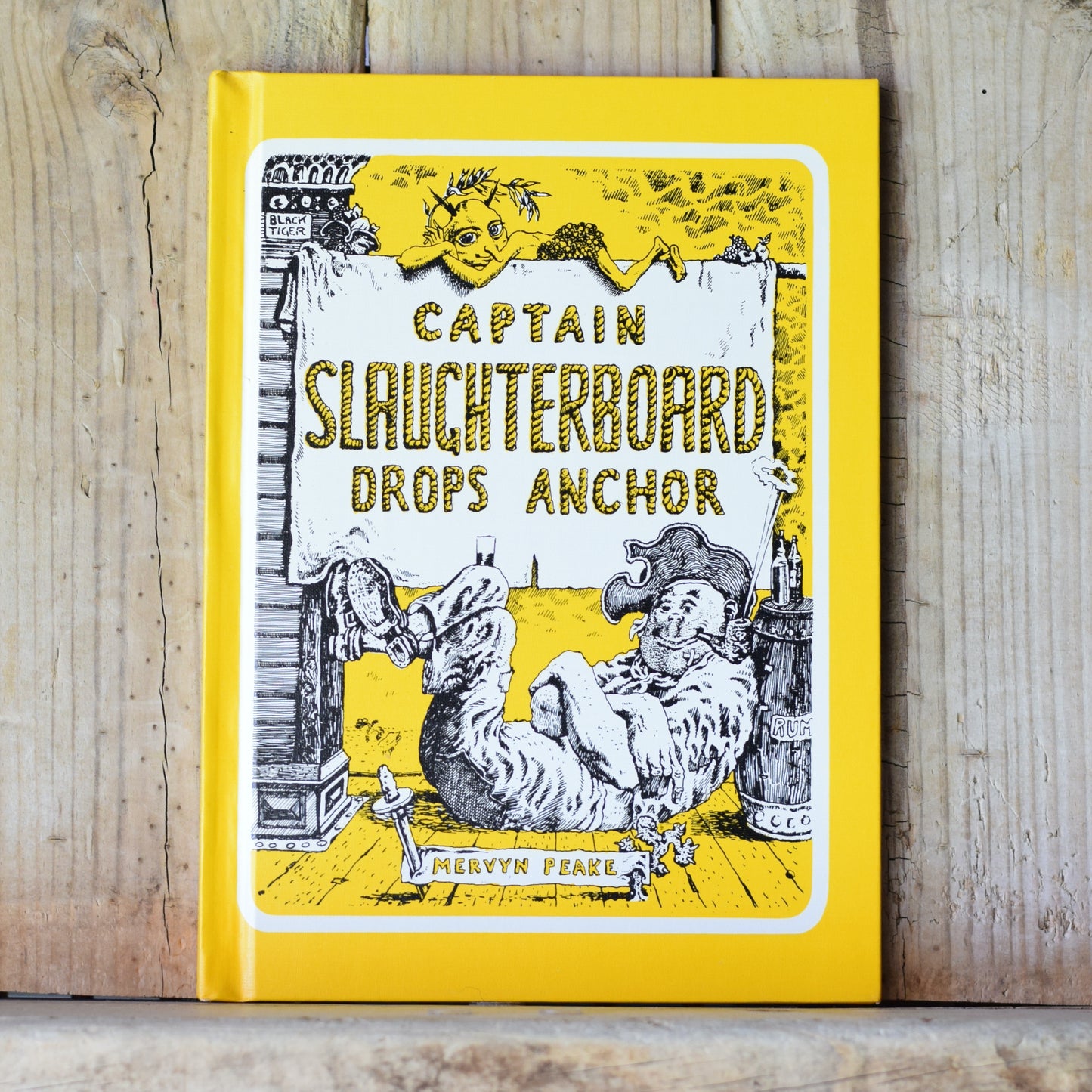 Vintage Fantasy Hardback: Mervyn Peake - Captain Slaughterboard Drops Anchor FIRST EDITION