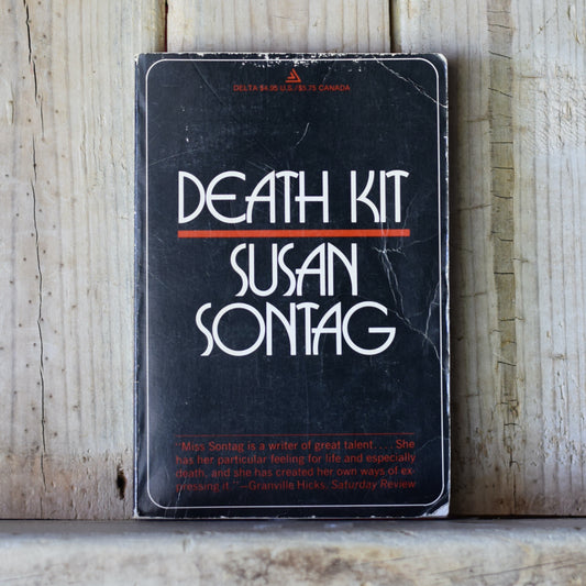 Vintage Fiction Paperback: Susan Sontag -Death Kit SECOND PRINTING