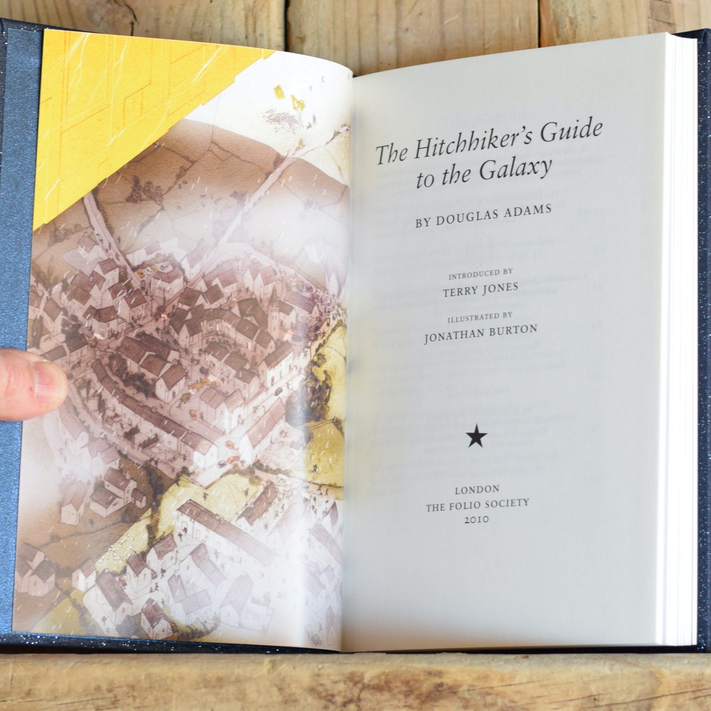 Sci-fi Hardback: Douglas Adams - The Hitchhiker's Guide to the Galaxy, Folio Society Edition