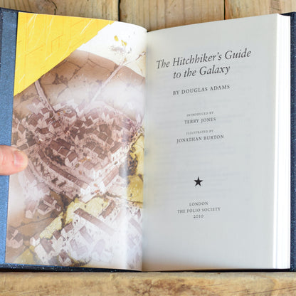 Sci-fi Hardback: Douglas Adams - The Hitchhiker's Guide to the Galaxy, Folio Society Edition