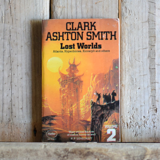Vintage Fantasy Paperback: Clark Ashton Smith - Lost Worlds Volume 2 SECOND PANTHER PRINTING