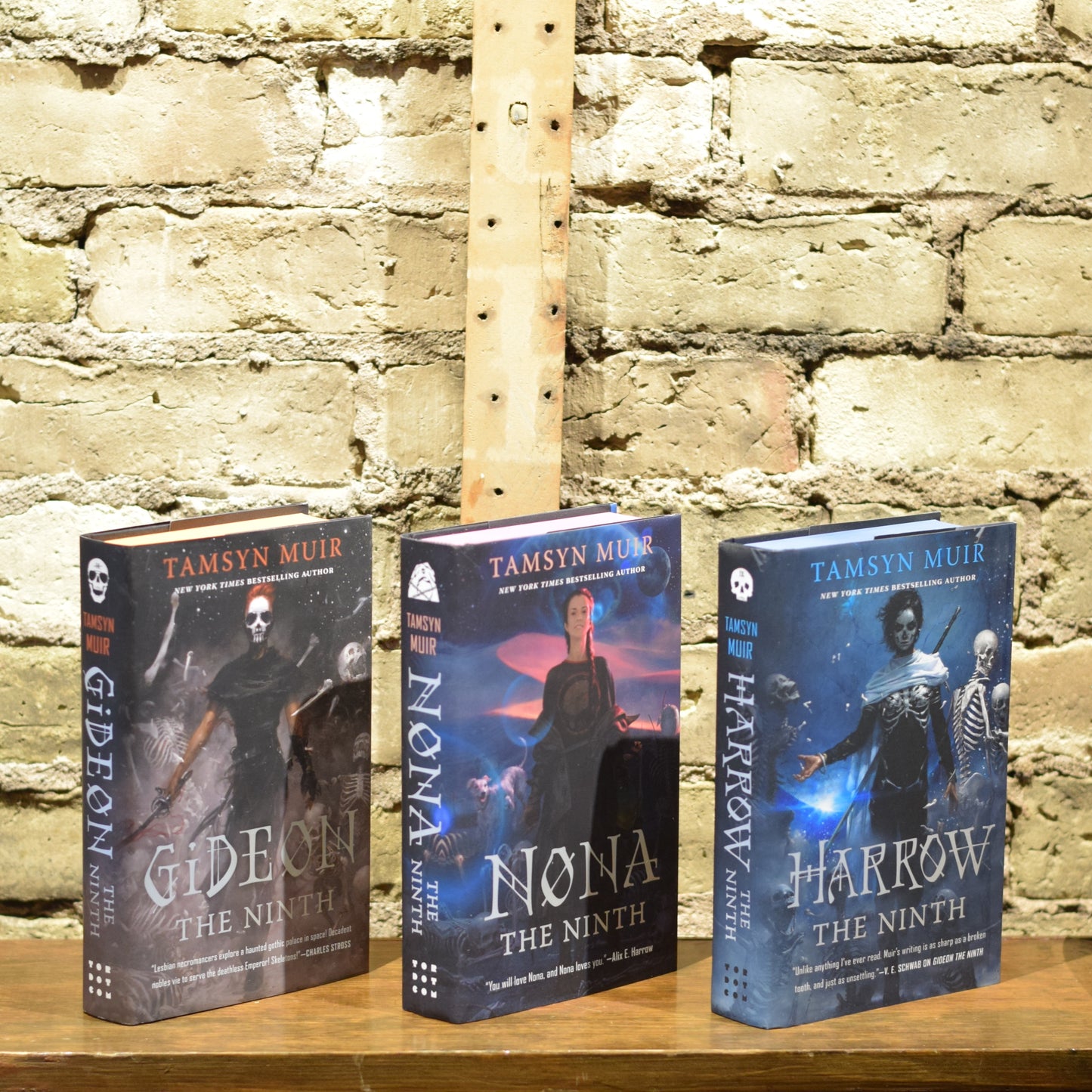 Fantasy Hardbacks: Tamsyn Muir - The Locked Tomb Series 1-3 Illumicrate: Gideon the Ninth, Harrow the Ninth, Nonna the Ninth SIGNED FIRST PRINTINGS