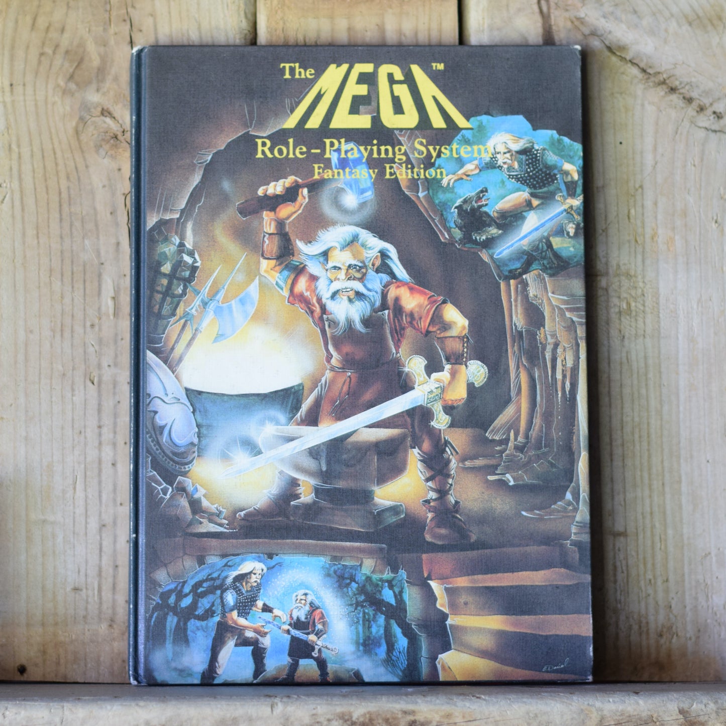 Vintage Hardback RPG Book: The MEGA Role-Playing System Fantasy Edition