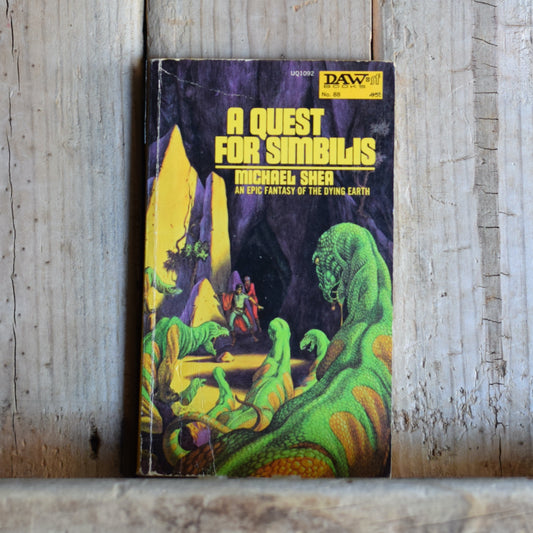 Vintage Fantasy Paperback: Michael Shea - A Quest for Simbilis FIRST PRINTING