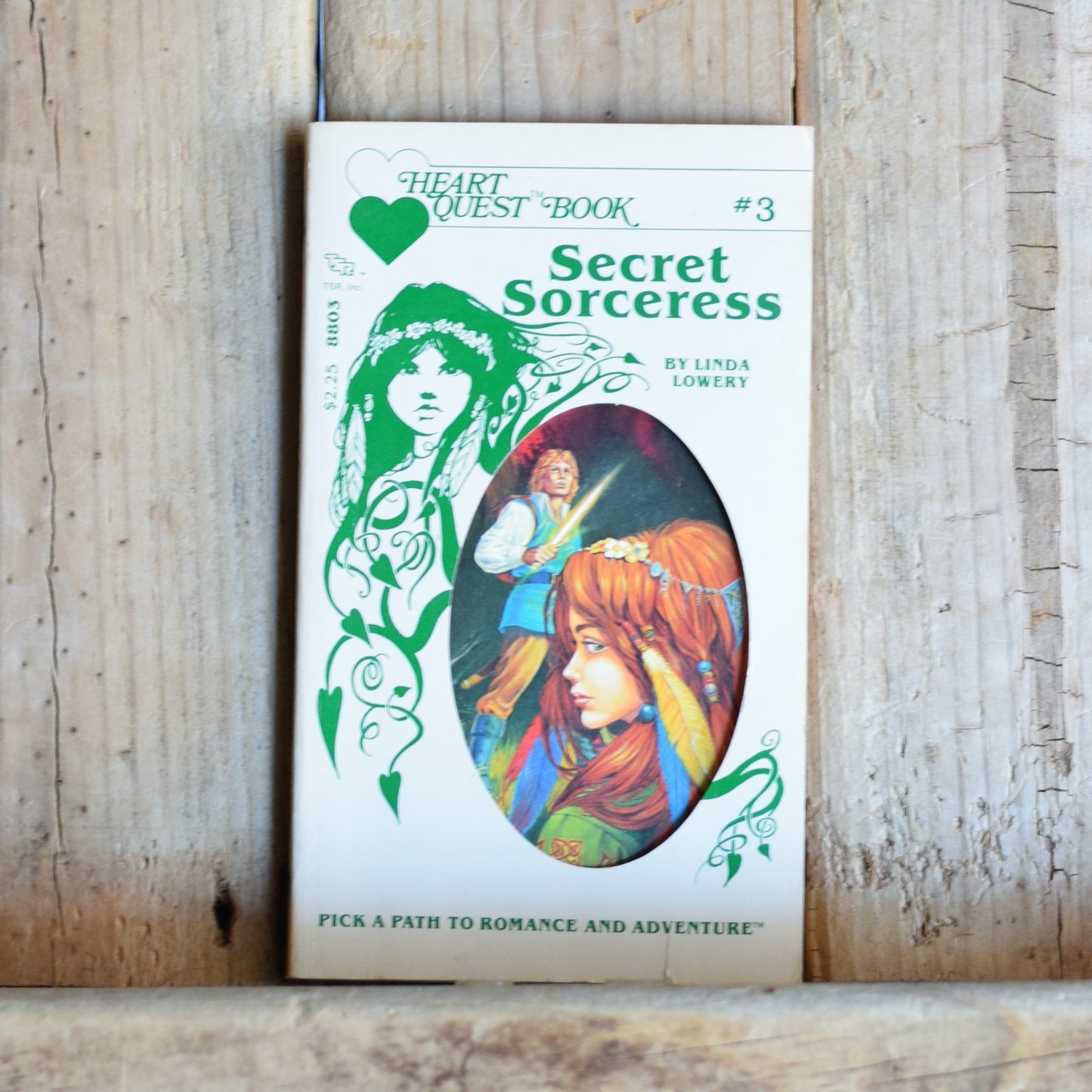 Vintage Dungeons and Dragons Paperback: Linda Lowery - Heart Quest: Secret Sorceress SECOND PRINTING