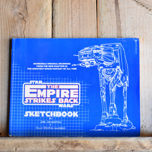 Vintage Sci-fi Paperback: Star Wars - The Empire Strikes Back Sketchbook FIRST EDITION/PRINTING
