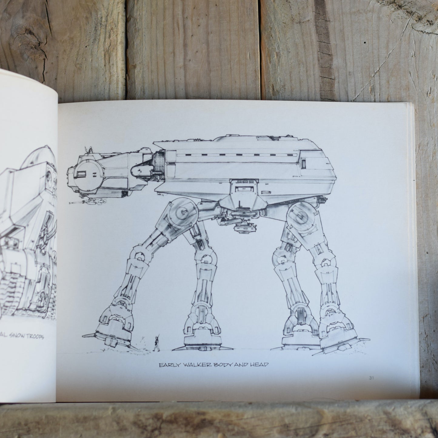 Vintage Sci-fi Paperback: Star Wars - The Empire Strikes Back Sketchbook FIRST EDITION/PRINTING