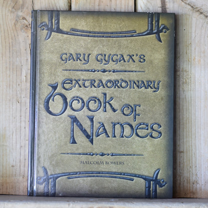Hardback RPG Book: Gary Gygax's Extraordinary Book of Names FIRST PRINTING