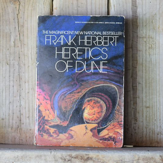 Vintage Sci-fi Paperback: Frank Herbert - Heretics of Dune