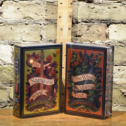 Fantasy Hardbacks: Patrick Rothfuss - The Name of the Wind, and The Wise Man's Fear, Gollancz Limited Editions, SIGNED AND NUMBERED