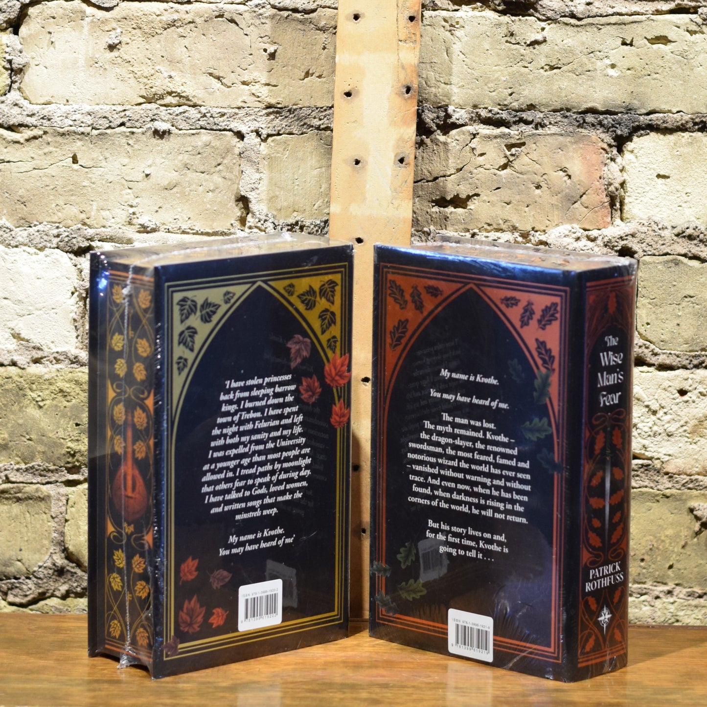 Fantasy Hardbacks: Patrick Rothfuss - The Name of the Wind, and The Wise Man's Fear, Gollancz Limited Editions, SIGNED AND NUMBERED