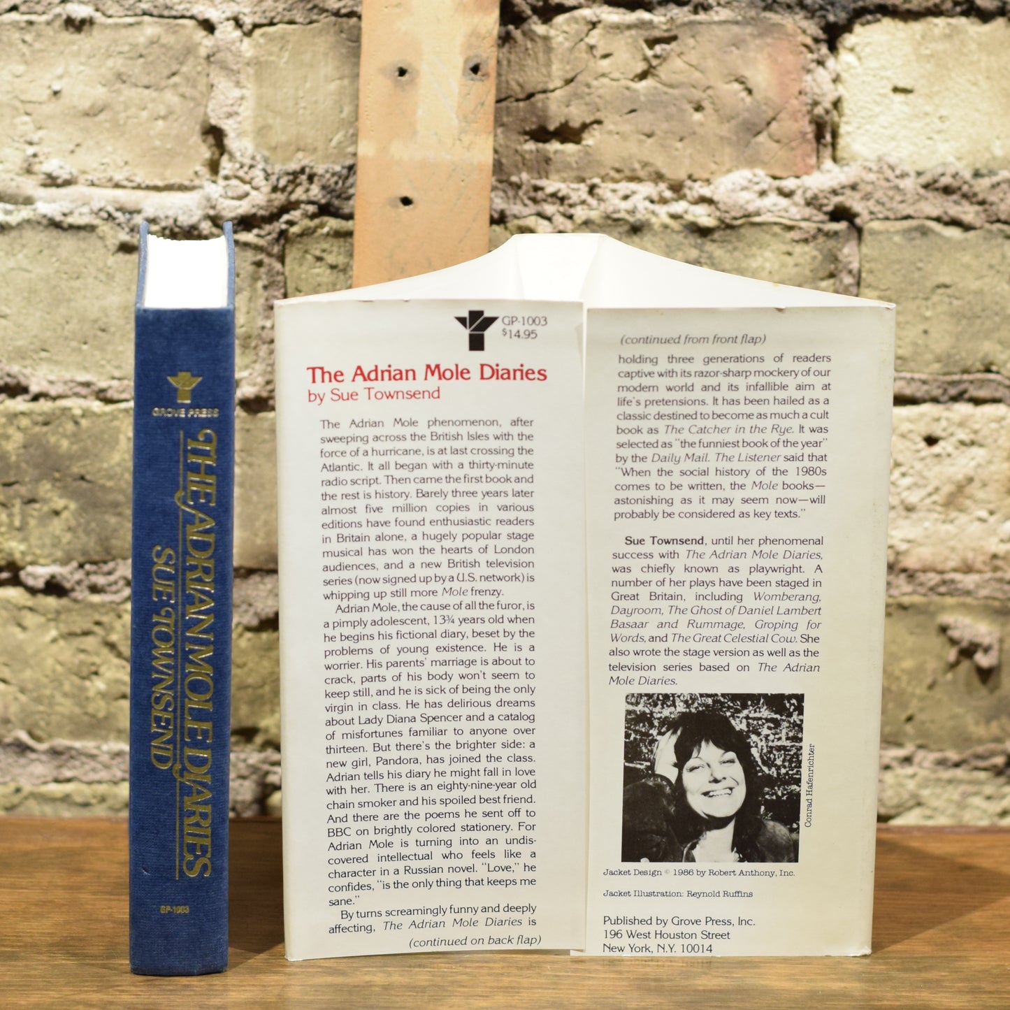 Vintage Fiction Hardback: Sue Townsend - The Adrian Mole Diaries FIRST EDITION/PRINTING