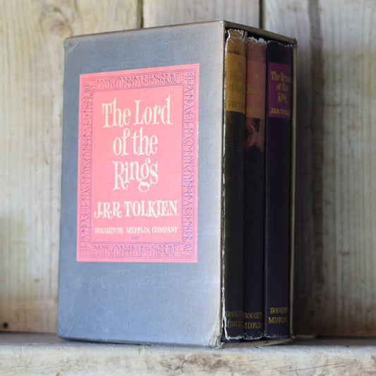 Vintage Fantasy Hardback Box Set: JRR Tolkien - The Lord of the Rings, Second Edition, Revised THIRTEENTH/FOURTEENTH PRINTING