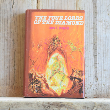 Vintage Sci-Fi Hardback: Jack L Chalker - The Four Lords of the Diamond BCE