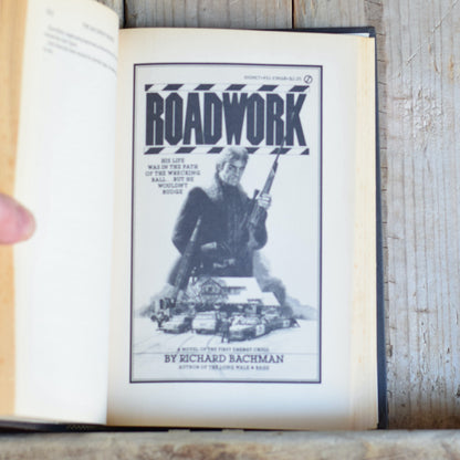 Vintage Horror Fiction Hardback: Stephen King - The Bachman Books SECOND PRINTING