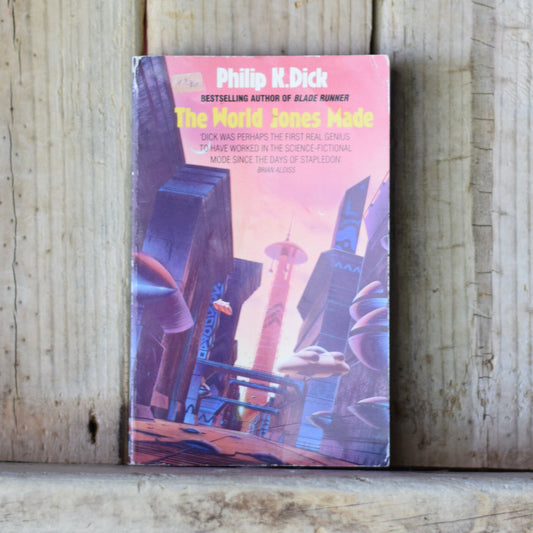 Vintage Sci-fi Paperback: Philip K Dick - The World Jones Made FIRST PRINTING