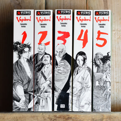 Manga Paperback Comic Books: Takehiko Inoue - Vagabond Vols 1-5