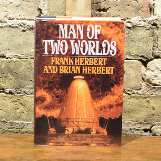 Vintage Sci-fi Hardback: Frank Herbert and Brian Herbert - Man of Two Worlds THIRD PRINTING
