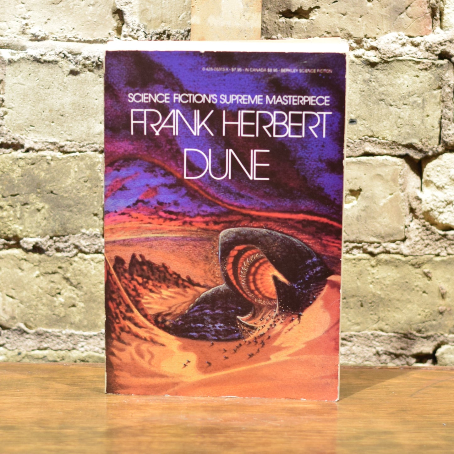 Vintage Sci-f Paperbacks: Frank Herbert - The Dune Saga: Dune, Dune Messiah, Children of Dune, God Emperor of Dune, Heretics of Dune, Chapterhouse Dune, Frederic Marvin cover art