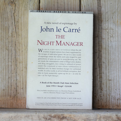 Vintage Fiction Paperback: John le Carre - The Night Manager ARC