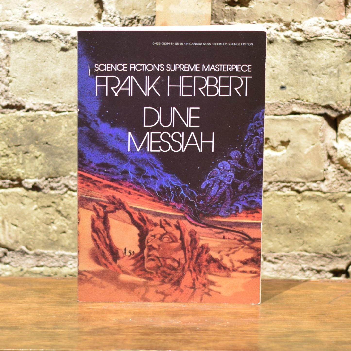 Vintage Sci-f Paperbacks: Frank Herbert - The Dune Saga: Dune, Dune Messiah, Children of Dune, God Emperor of Dune, Heretics of Dune, Chapterhouse Dune, Frederic Marvin cover art