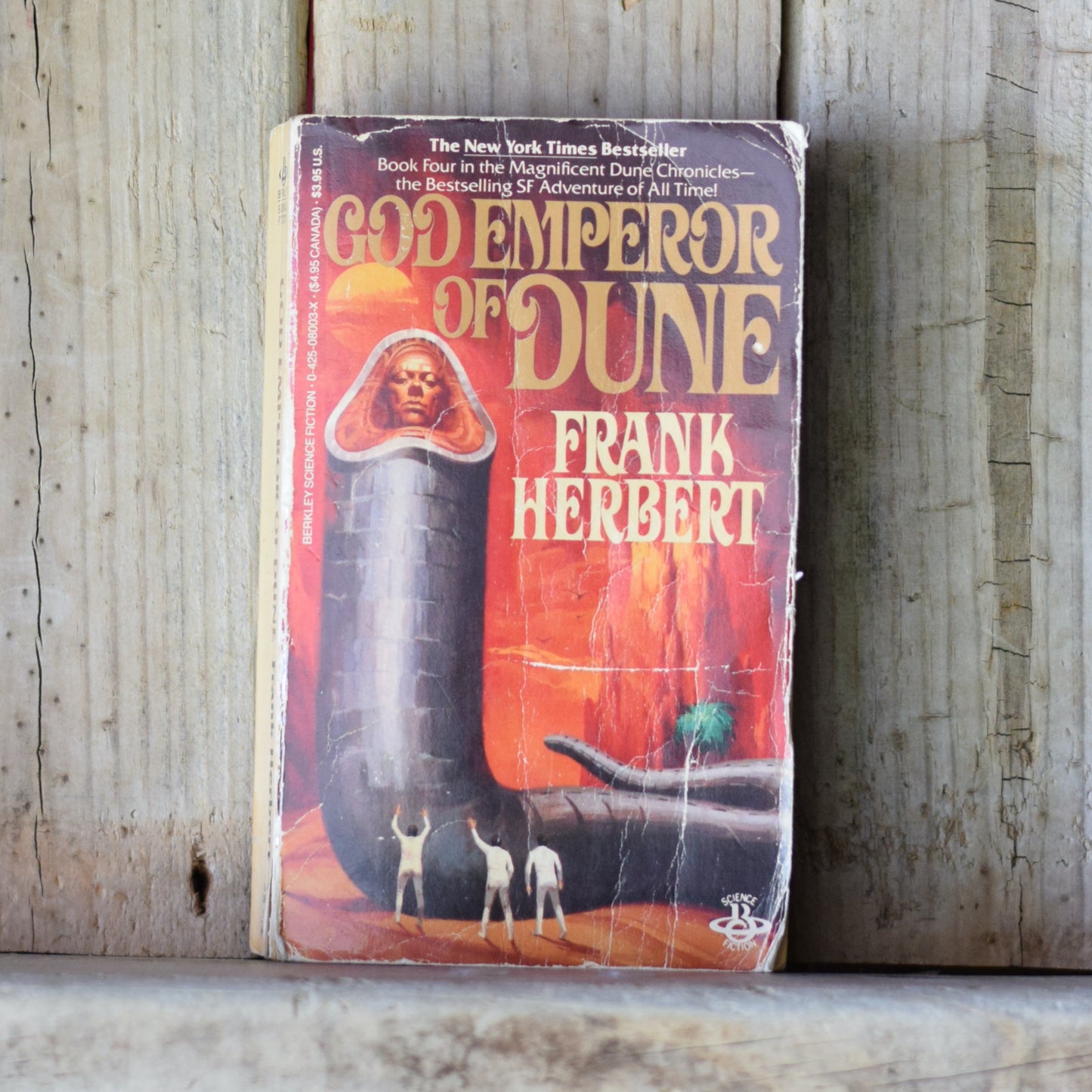 Vintage Sci-fi Paperback: Frank Herbert -God Emperor of Dune NINTH PRINTING