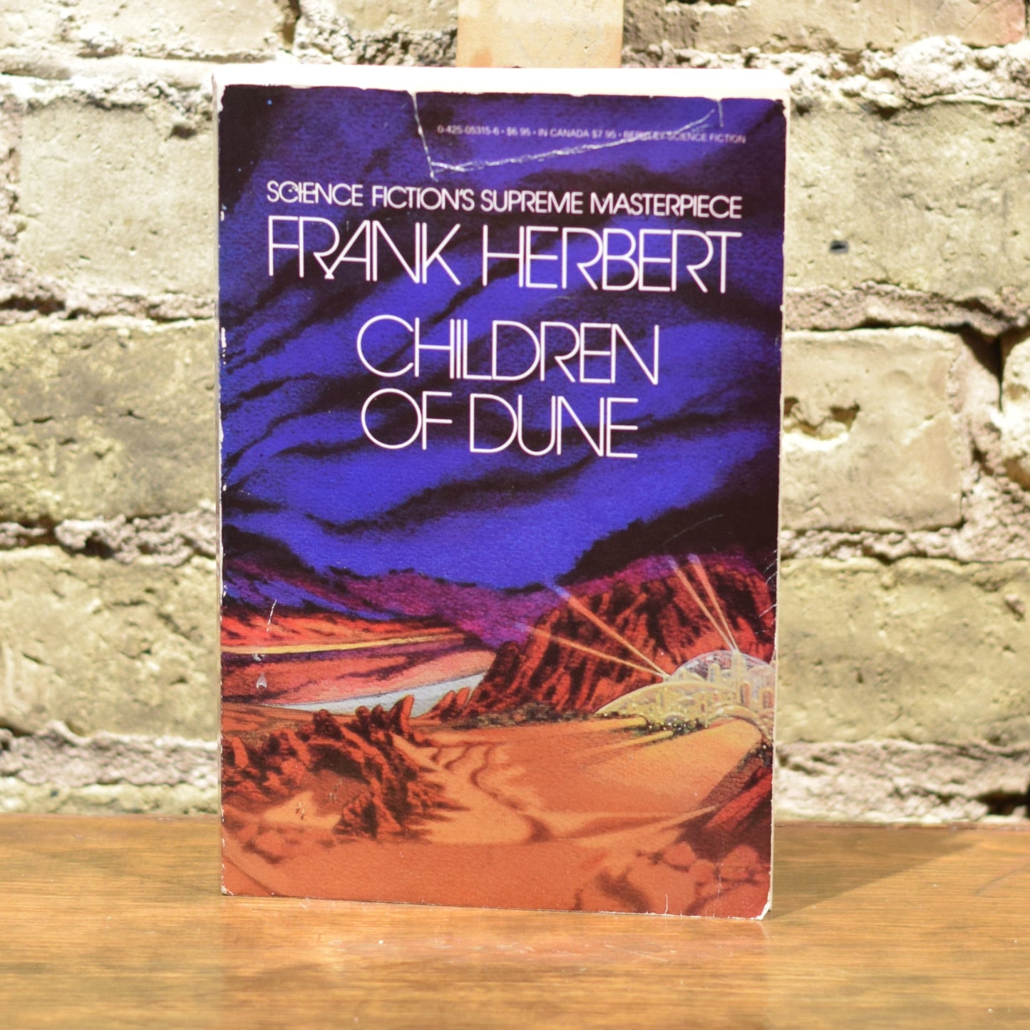 Vintage Sci-f Paperbacks: Frank Herbert - The Dune Saga: Dune, Dune Messiah, Children of Dune, God Emperor of Dune, Heretics of Dune, Chapterhouse Dune, Frederic Marvin cover art