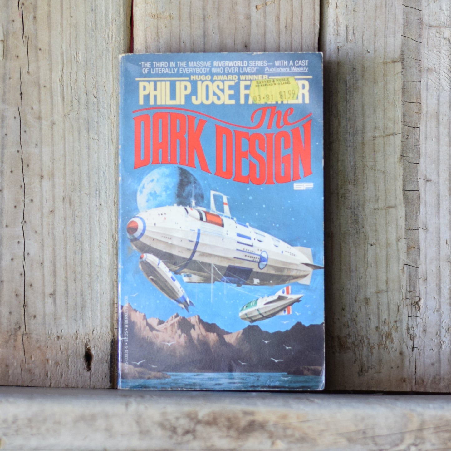 Vintage Sci-fi Paperback: Philip Jose Farmer - The Dark Design FIFTH PRINTING
