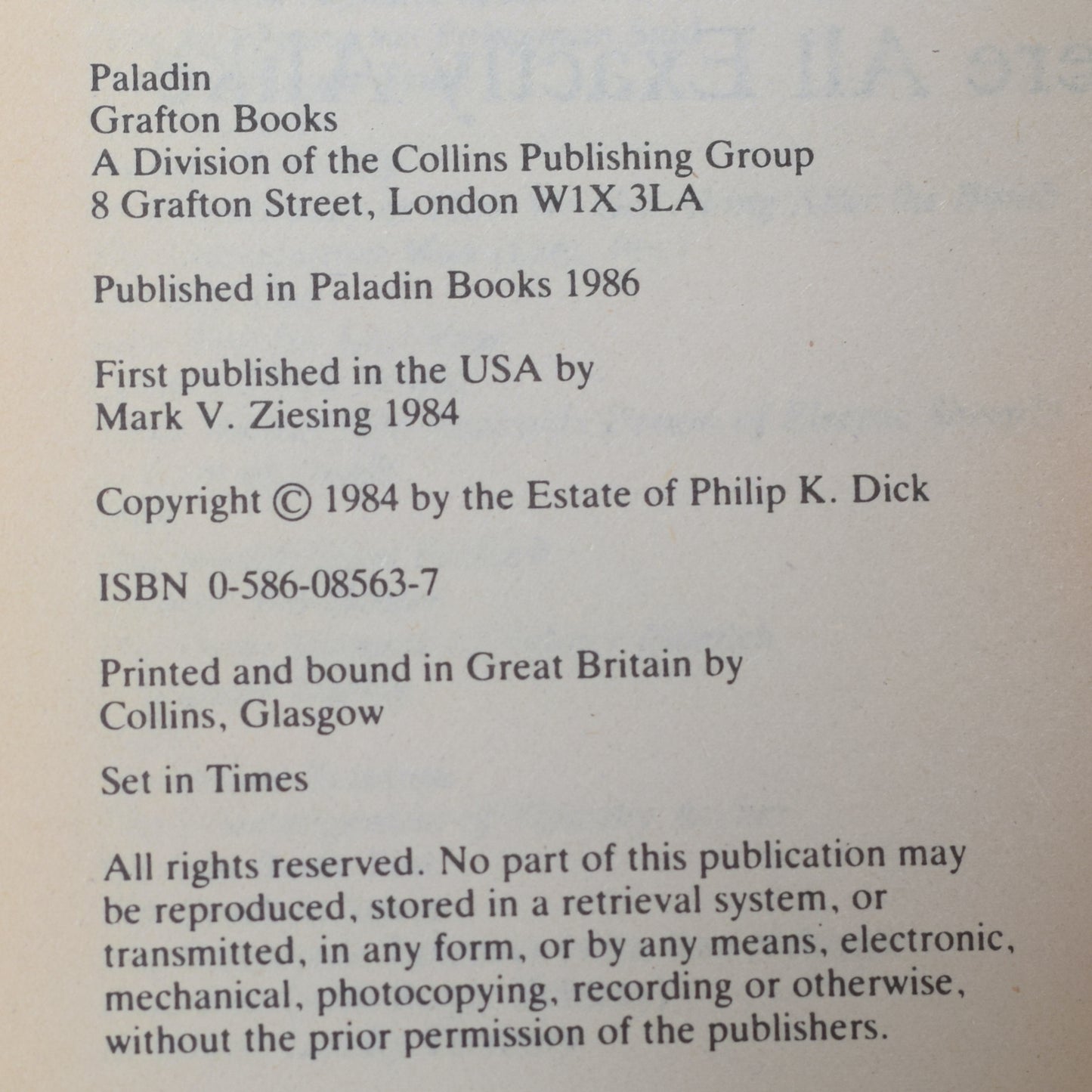 Vintage Sci-Fi Paperbacks: Philip K Dick - The Man Who's Teeth Were All Exactly Alike, Humpty Dumpty in Oakland, Puttering About in a Small Land FIRST BRITISH PUBLICATIONS