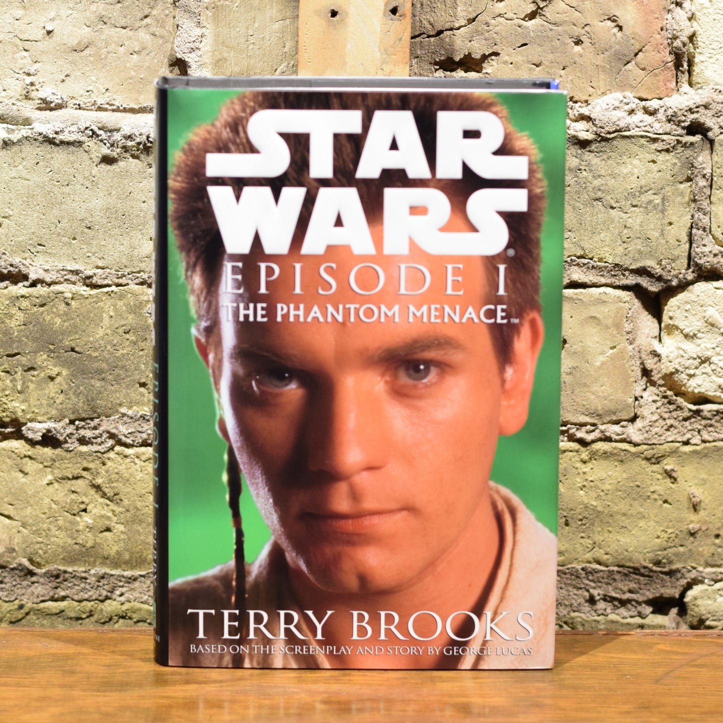 Vintage Sci-fi Hardback: Terry Brooks - Star Wars: Episode 1 - The Phantom Menace, Obi-Wan Variant SIGNED FIRST EDITION/PRINTING