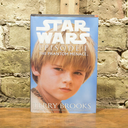 Vintage Sci-fi Hardback: Terry Brooks - Star Wars: Episode 1 - The Phantom Menace, Anakin Variant SIGNED FIRST EDITION/PRINTING