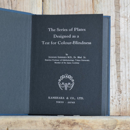 Vintage Non-fiction Hardback: Ishihara's Tests for Colour-Blindness 24 Plate Edition