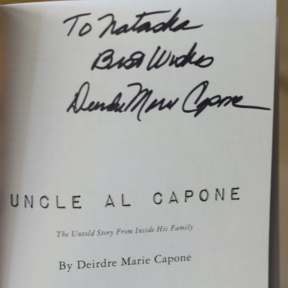 Biography Paperback: Deirdre Marie Capone - Uncle Al Capone SIGNED