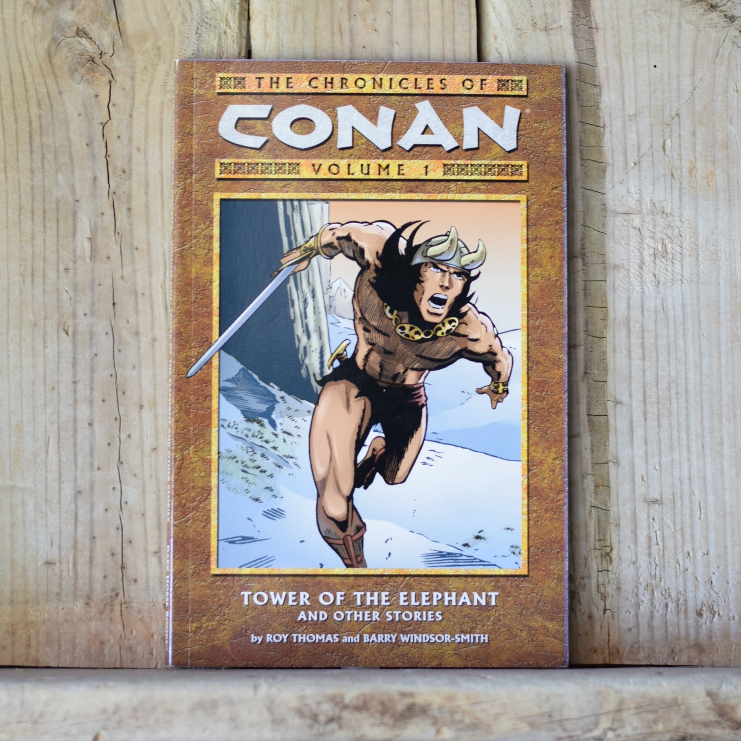 Paperback Graphic Novel Lot: Roy Thoma, Barry Windsor-Smith and Robert E Howard - The Chronicles of Conan, Vol 1-7