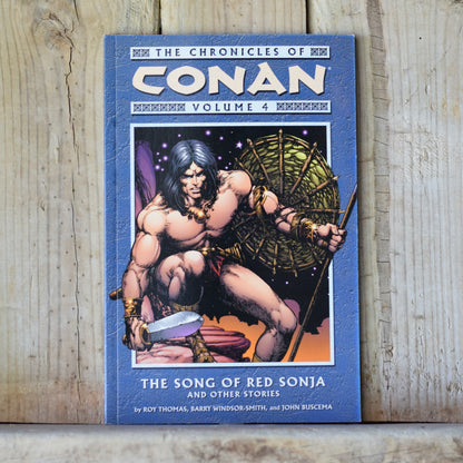 Paperback Graphic Novel Lot: Roy Thoma, Barry Windsor-Smith and Robert E Howard - The Chronicles of Conan, Vol 1-7