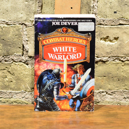 Vintage Fantasy Paperback: Joe Dever - Combat Heroes: White Warlord FIRST PRINTING