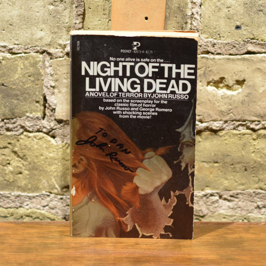 Vintage Horror Paperback: John Russo - Night of the Living Dead SIGNED FIRST PRINTING