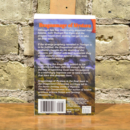 Vintage Dungeons and Dragons Paperback: Thorarinn Gunnarsson - Dragonmage of Mystara FIRST PRINTING