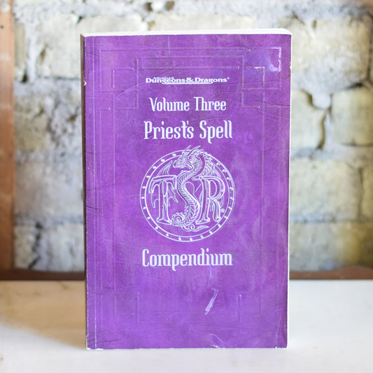 Vintage Dungeons and Dragons Paperback: Priest's Spell Compendium Vol.3