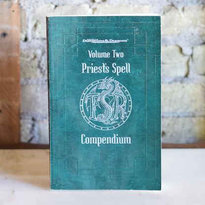 Vintage Dungeons and Dragons Paperback: Priest's Spell Compendium Vol.2