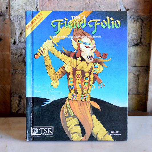 Vintage Dungeons and Dragons Hardback: Fiend Folio Advanced Dungeons and Dragons First Edition