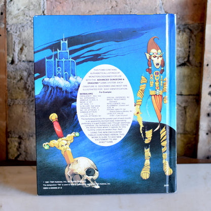 Vintage Dungeons and Dragons Hardback: Fiend Folio Advanced Dungeons and Dragons First Edition