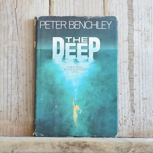 Vintage Fiction Hardback: Peter Benchley - The Deep FIRST EDITION