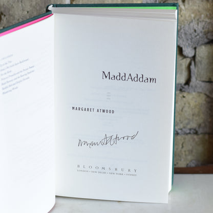 Fiction Hardback: Margaret Atwood - Madd Addam SIGNED