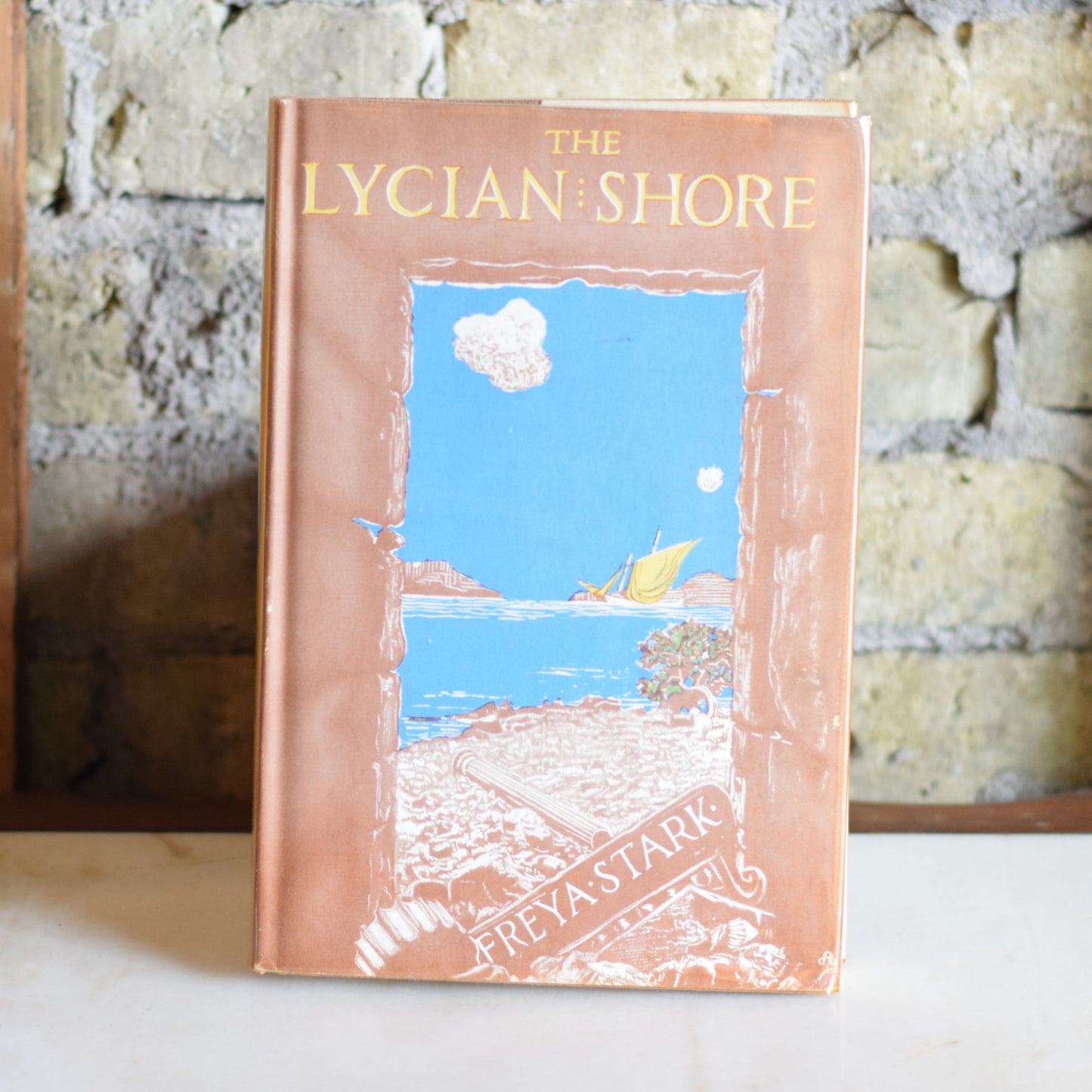 Vintage Fiction Hardback: Freya Stark - The Lycian Shore FIRST EDITION