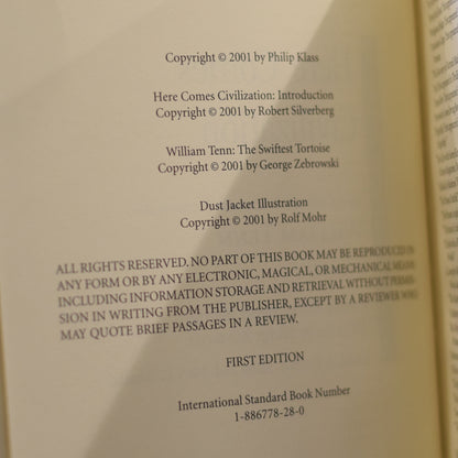 Vintage Sci-fi Hardbacks: The Complete Science Fiction of William Tenn in 3 Volumes - Immodest Proposals, Here Comes Civilization, and Dancing Naked FIRST EDITIONS