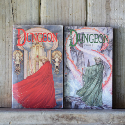 Vintage Fantasy Paperbacks: Philip Jose Farmer, Richard A Lupoff & Bruce Coville - The Dungeon, Vol 1 & 2